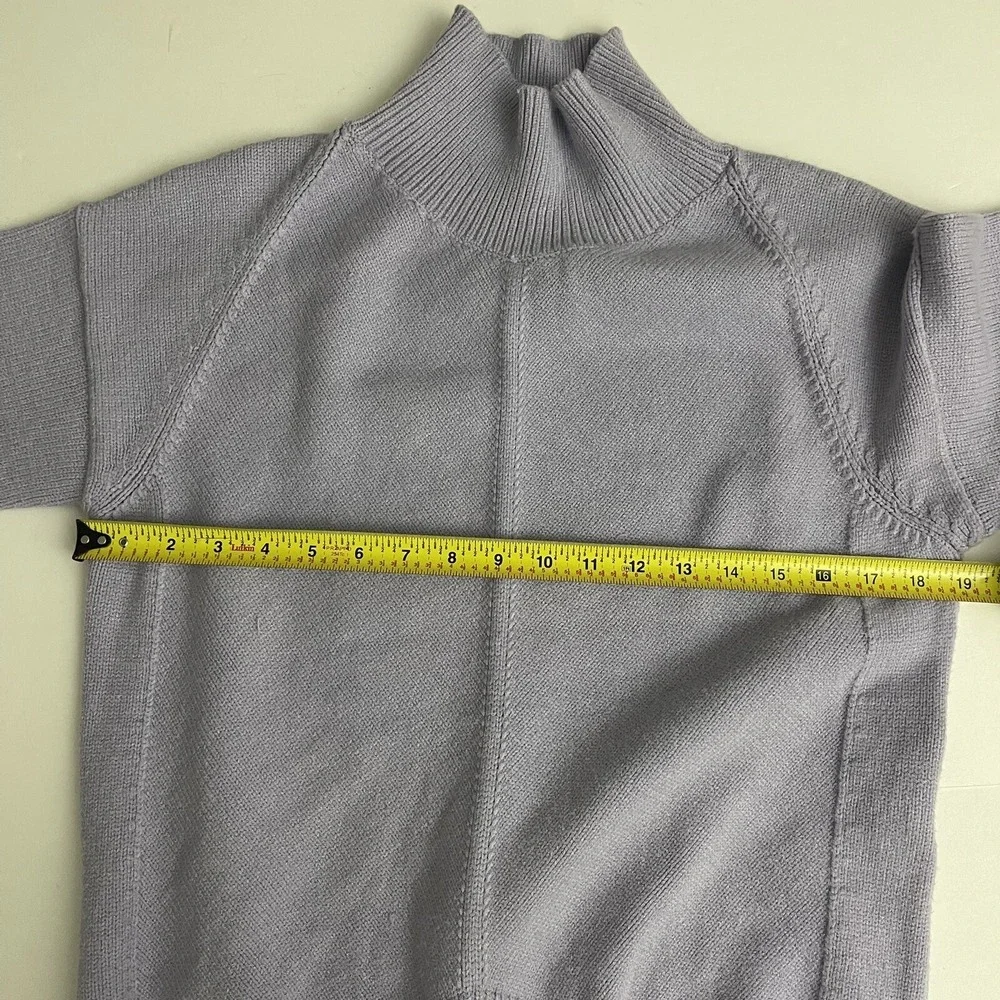 Anthropologie Maeve Women's  Mock Neck Long‎ Sleeve Lavender XS oversized
